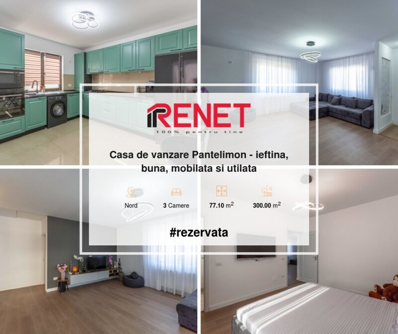 Pantelimon, casa de vanzare ieftina, buna, mobilata si utilata